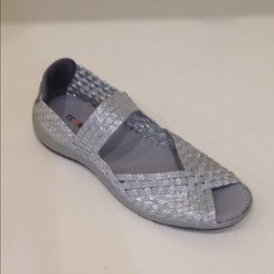C C Resorts Silver Metallic Stretch Runabout
